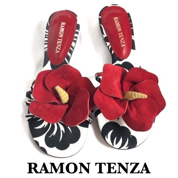 Ramon Tenza Shoes - Ramon Tenza Floral Sandles